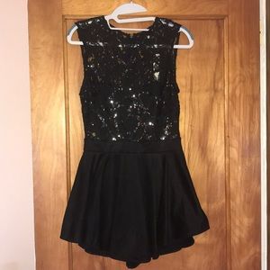 Black party romper !